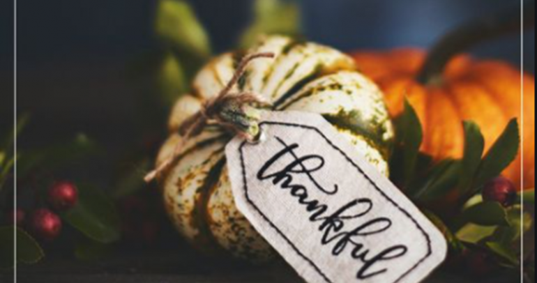 Our Secret Weapon: Thanksgiving