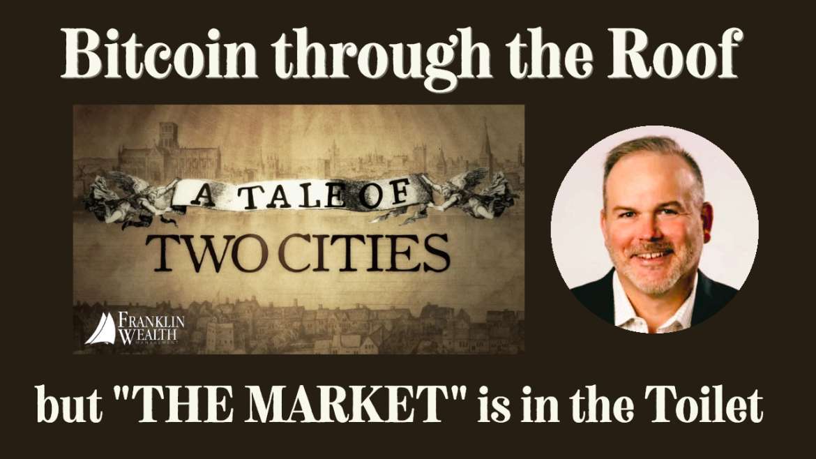 Bitcoin Through the Roof – Stock Market in the Toilet